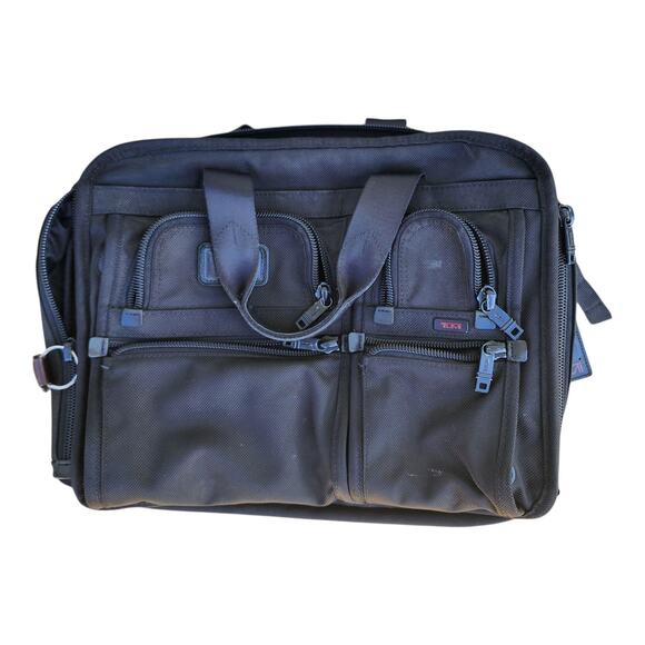 Tumi T-Pass 26145DH Expandable Laptop Bag Black